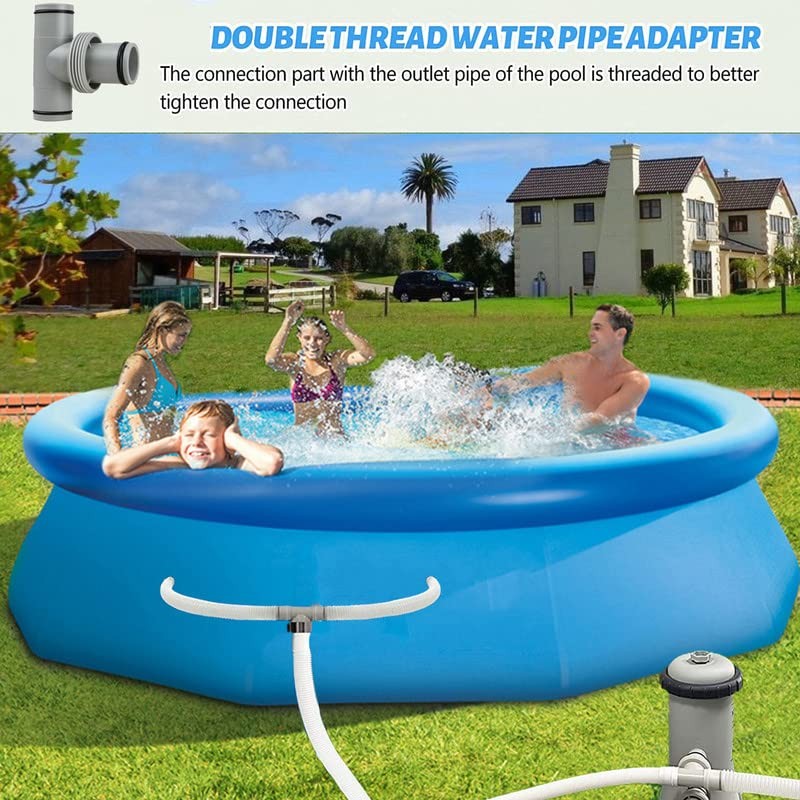 T-Piece Pool Hose Connector Diameter 32 mm to Diameter 38