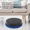 Floor Mopping Robot Low Noise Intelligent Avoid Obstacles Wet Dry