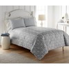 Thermee Micro Flannel Full/Queen-Size Comforter Set, Plush, Soft and Warm