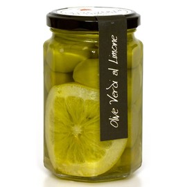 Casina Rossa Squashed Green Olives