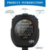 Fomatrade Digital Handheld Multi-Function Professional Electronic Chronograph Sports Stopwatch Timer