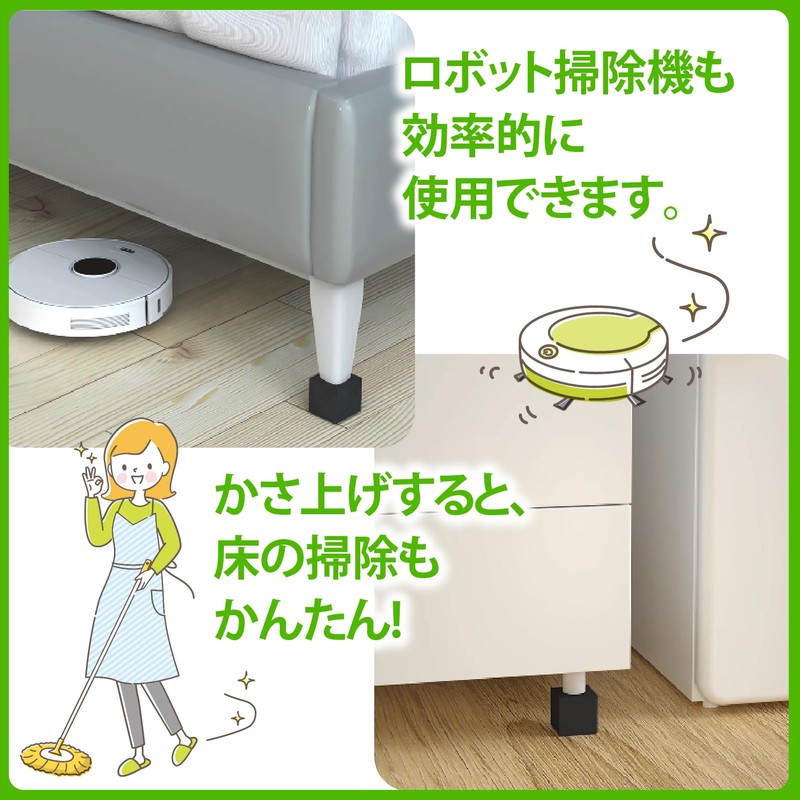 ZERONOWA High Density Sponge Anti-Slip Block Shock Absorption Cushion Soundproofing