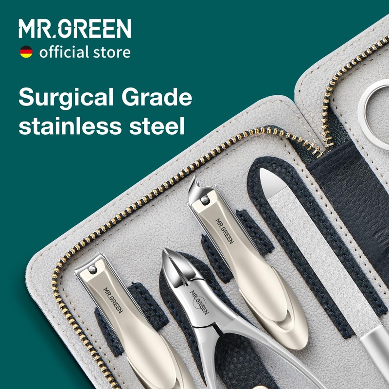MR.GREEN Innate Luxury Manicure Set Surgical Grade Scissors Stainless nail