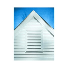 Alcoa Home Exteriors SQGV1414 PW 14'' x 14'' Square Gable Vent