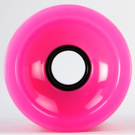 Generic 70mm Gel Soft Longboard Skateboard Blank Wheels (Solid Pink)