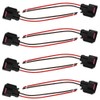 Saihisday Fuel Injector Pigtail Connector Plug Wire EV6 Compatible with