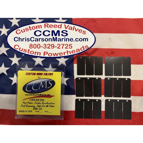 CCMS Yamaha Carbon Fiber Outboard Reed Valves 60-90hp 3 Cylinder