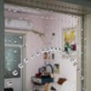 Hanbinsen 20 Strings Crystal Beaded Curtain, Arched Door String Curtain,
