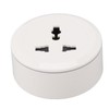 13A Power Track Socket Multifunctional White Round Surface Mounted Movable