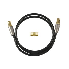 aricona TV antenna cable gold plated coax plug