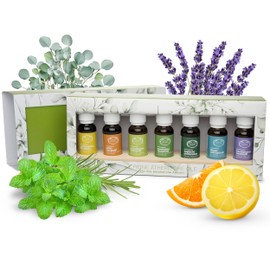 RATHAUS APOTHEKE WIEN® ätherische Öle Set [FÜR IHRE PERSÖNLICHE AUSZEIT] - 7 x 20 ml Aromatherapieöl - Apothekenqualität - Geschenkbox für Weihnachten, Valentinstag, Ostern, Geburtstag