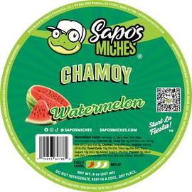 Sapo's Miches Chamoy Rim Rimming Paste Sauce Candy Dip for Drinks, Micheladas, Fruit, 8 oz (Watermelon)