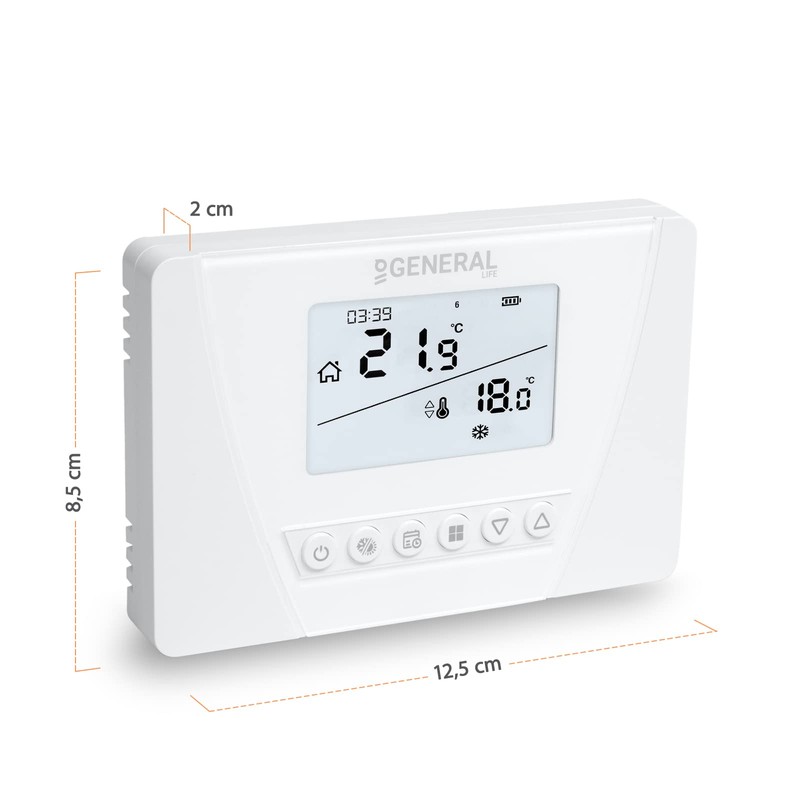 Programmable Wireless Thermostat Room Controller Set Mi-300S RF with 3