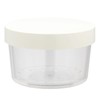 三好製作所 GEL-COOL ランチボックス 保冷剤一体型 ラウンド ミルクホワイト 0101-0053