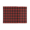 Christmas Plaid Red Black Buffalo Check Placemats for Dining Table