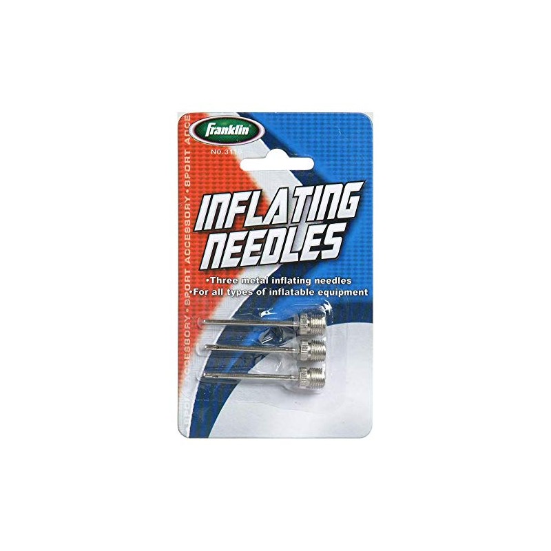Franklin 3118 Metal Inflating Needles 3 Count (x4)