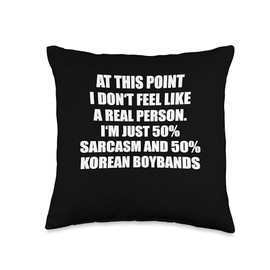 Kpop Merchandise K-pop Korean Fashion Merch Throw Pillow