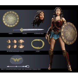 Mezco Toys One: 12 Collective: DC Cinematic Wonder Woman Action Figure, Multicolor