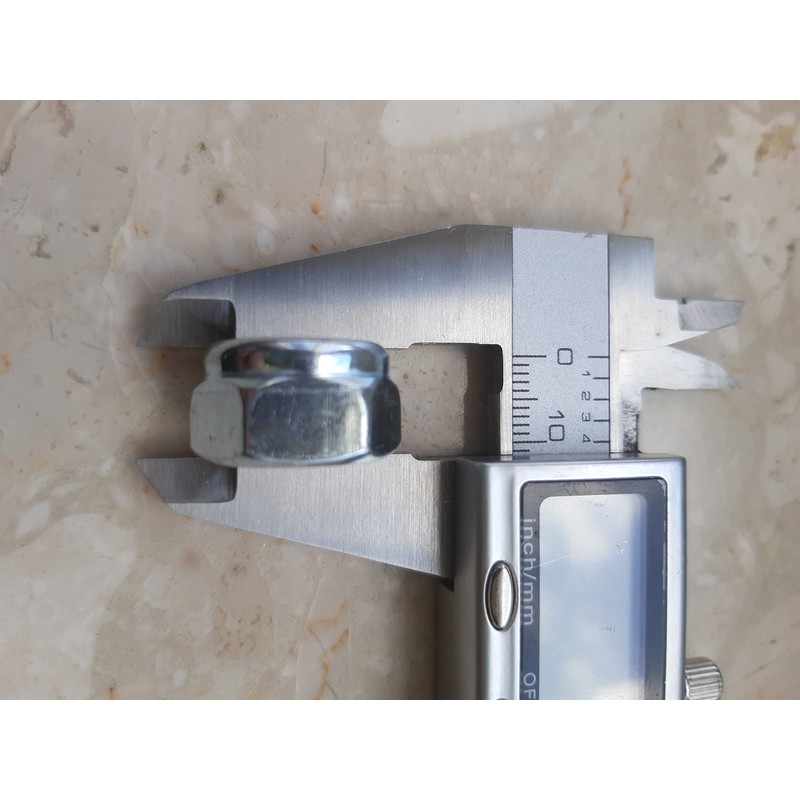 M12 Nyloc Hex Nut Locking Metal Steel Sheet Zinc Plated