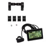 LCD3U Electric Bike LCD Display Meter ABS SM Head Electric