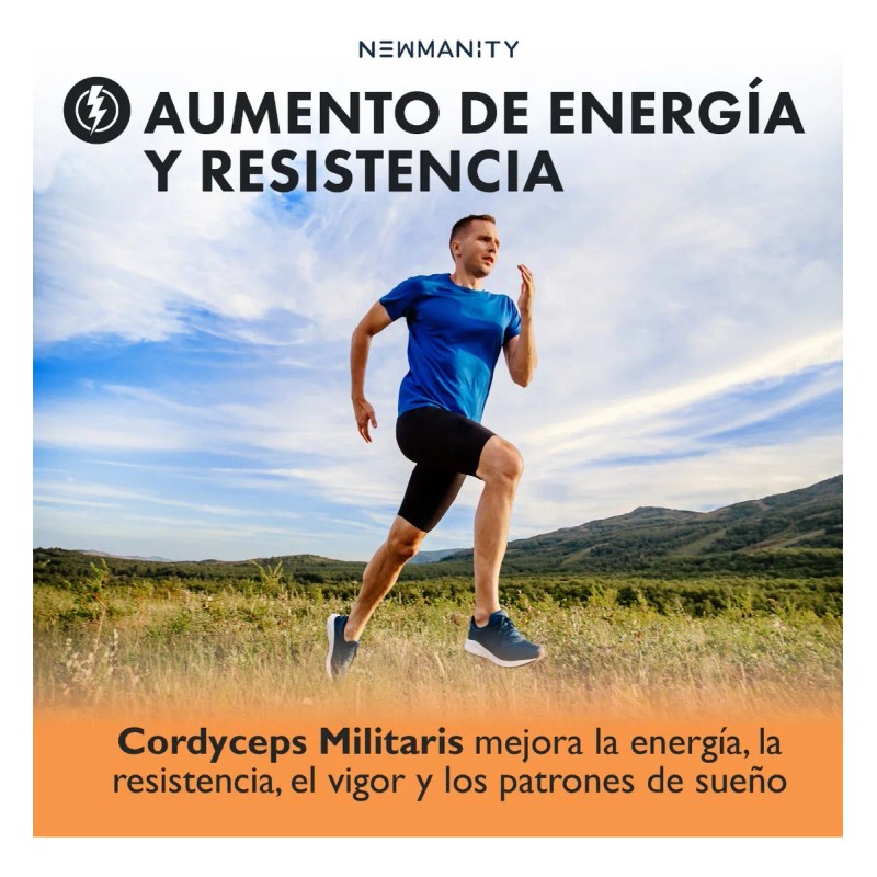 Cordyceps Militaris Newmanity 300 Caps Sin Sabor