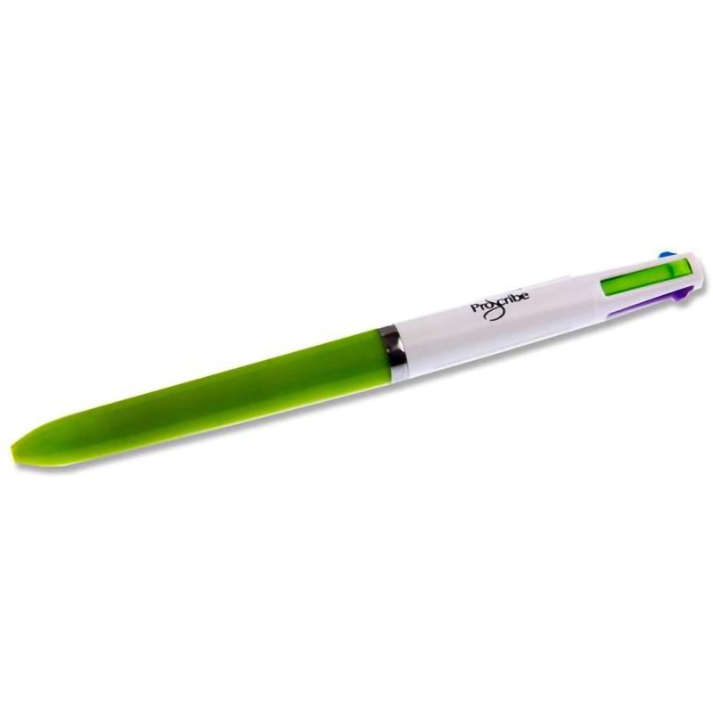 Premier Stationery Pro:Scribe 4-in-1 Ballpoint Pen - Pastel Colours (Pack