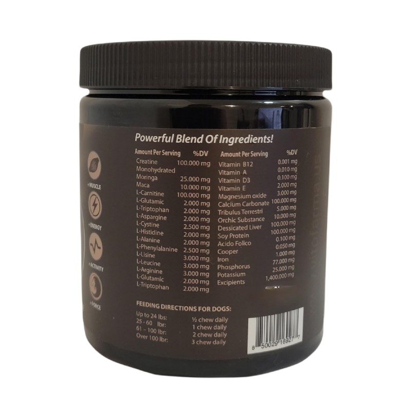 VITOFARMA Predator Muscle Builder Chewable Tablets for Dogs - Canine