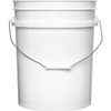 5 Gallon White Plastic Buckets and 5 Gallon Gamma Seal