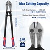 WORKPRO W017006A Bolt Cutter, Bi-Material Handle with Soft Rubber Grip,