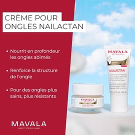 Mavala Nail Care Nailactan Nutritive Nail Cream In Jar For Damaged Nails 0.5 Ounce