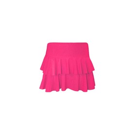 Girls Ra Ra Skirt Tutu Style Layered Ruffle Party Dance Fancy Dress - Neon Pink 9-10 Years
