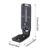 Camera L Bracket with 1/4" Screw Hole Universal DSLR Camera