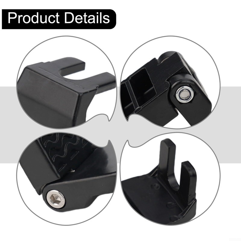 and Lightweight Rear Footrest Pedals for Electric Bikes, Easy to