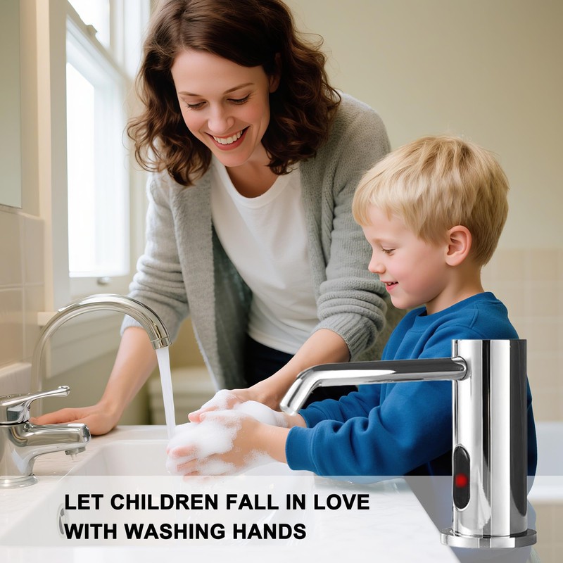 Touchless Soap Dispenser Automatic Liquid Dispenser for Kitchen Bathroom Upgraded