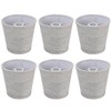 6Pcs Lampshade Modern Light Cover Fabric Inner Film European Style