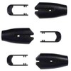 West Coast Paracord Black Plastic Utility Rope Clamps – Tie-Downs,