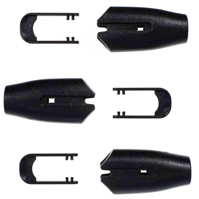 West Coast Paracord Black Plastic Utility Rope Clamps – Tie-Downs,