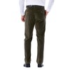 Haggar mens Stretch Corduroy Expandable Waist Classic Fit Flat Front