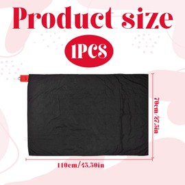 Grosion Mini Pocket Picnic Blanket,Waterproof Small Picnic Blanket,Mini and Foldable Beach Mats 70 * 110 cm,Lightweight Camping Blanket for Outdoor Activities,Hiking,Camping Accessories(Red)