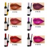 Gloss Labial Resistente Agua + Acabado Intenso | Kit 12p