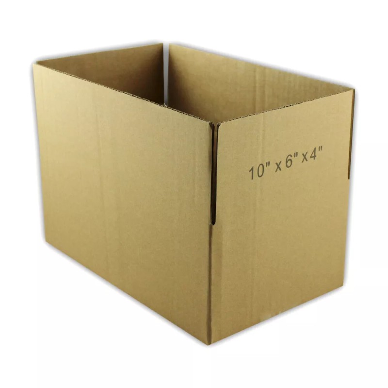 EcoSwift 1-Box 10x6x4 "EcoSwift" Brand Cardboard Packing Mailing Shipping Corrugated