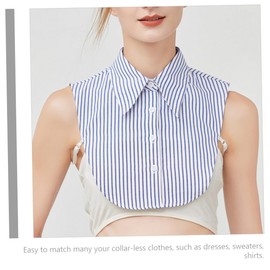 PACKOVE Fake Shirt Collar Dicky Collar Women Fake Collar Detachable Collar Half Shirt Blouse Collar Blouse Collar Faux Collar For Ladies Women