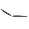 2 Pcs Headlight Eyebrow Front Left Right Light Eyelid Trim