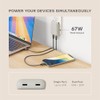 SATECHI OntheGo Cargador de Pared 67W, GAN USB-C, PD 3.0+PPS,