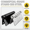 3 Pieces Self Closing Door Hinges, 4 Inch Stainless Steel