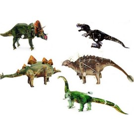 3D Wind Up Puzzle Dinosaurs