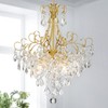 WUZUPS Crystal Chandelier 5-Light Pendant Ceiling Light Modern Lighting Fixture