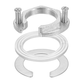 Ieron 2pcs Set of Faucet Mounting Nuts, Stainless Steel Faucet Anti-Loosening Nuts, Faucet Mounting Fixings for Kitchen and Bathroom Installation