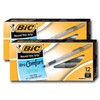 Bic Ultra Round Stic Grip Ball Point Pens, Medium Point,