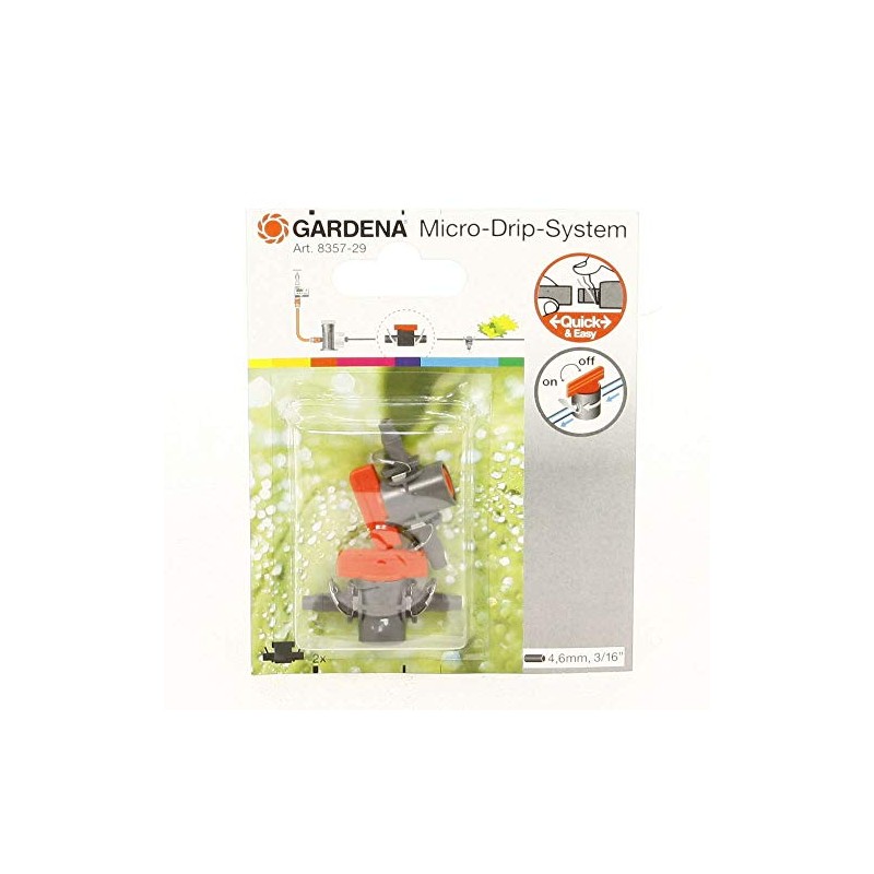 Gardena 8357 29 Closing Valve 4.6 mm Quick & Easy